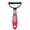 Red, variant on Deshedding Tool for Dogs & Cats, Denbek Double-Sided Dematting Comb, Undercoat Rake for Long Haired Pets, Effective Shedding Brush for Thick Fur