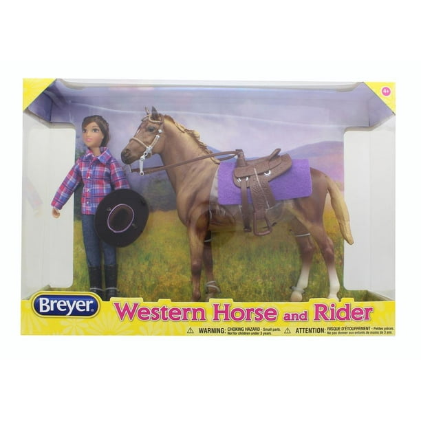 Breyer Classics Western Horse and Rider Doll Set (112 Scale) Walmart