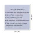 thumbnail image 1 of TPU Patches Tent Repair Sticker,10PCS Swimming Float Repair Swimming Float Repair Kit Transparent Tent Tape User-Friendly Design, 1 of 8