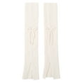 thumbnail image 4 of IWRICH Women's Trends Leg Warmers Cute Leg Warmers 80s Goth Accessories for Party Sports White, 4 of 4