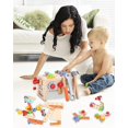 thumbnail image 4 of Caja de herramientas para niños, juguete para niños, niño de 3 años, adecuado para niños de 3, 4, 5, 6 y 7 años TUNC Sencillez, 4 of 5