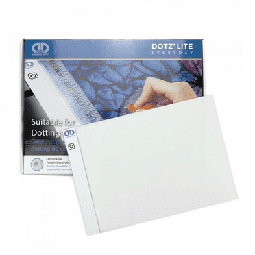 Diamond Dotz Dotzlite Everyday Light-Up Tracing Pad - Light Board for Dotting, Drawing, Crafts, LED Table for Artists, Portable Light Box for Tracing