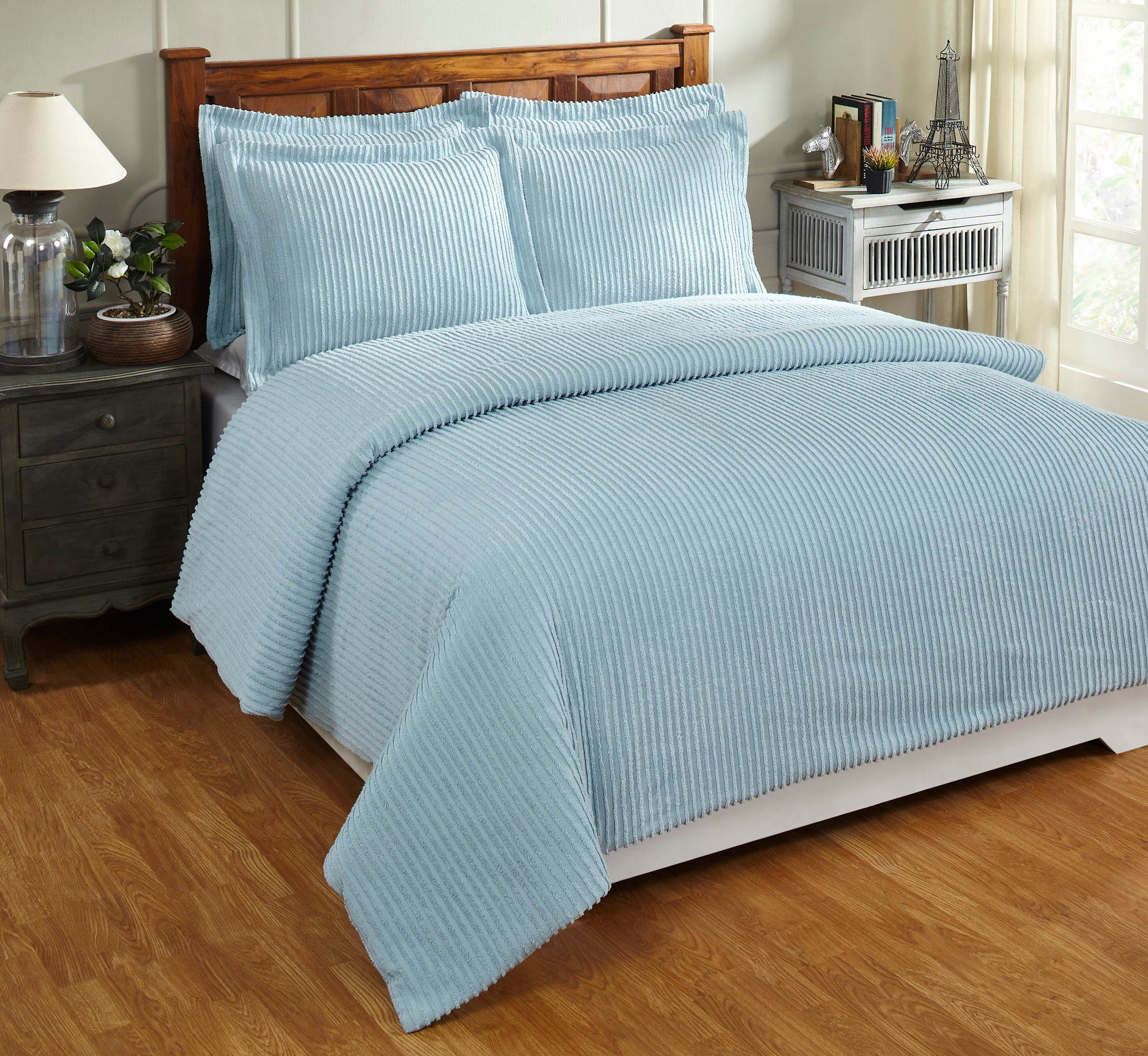 Better Trends Julian Collection in Solid Stripes Design 100 Cotton