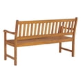 thumbnail image 4 of Alaterre Furniture Bristol Two Seat Bench with Pop Up Table, Natural, 4 of 8