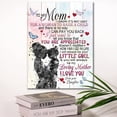 thumbnail image 3 of Aaroca Gifts for Mom -Hangable Canvas Poem Prints Unframed Poster Wall Art for Mom from Daughter-Meaningful Mom Gifts,Mom Home Bedroom Living Room Wall Decor- Little Girl, 3 of 3