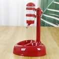 thumbnail image 3 of Kit de Distributeur d'Eau Debout pour Chien à Hauteur Réglable, Conception Intelligente Haute Stabilité Grande Capacité Distributeur d'Eau Debout pour Animaux de Compagnie d'Intérieur Rouge, 3 of 7