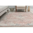 thumbnail image 3 of Harper HY50B Pink Amaranth Transitional Vintage Pink Area Rug, 5'x7', 3 of 5