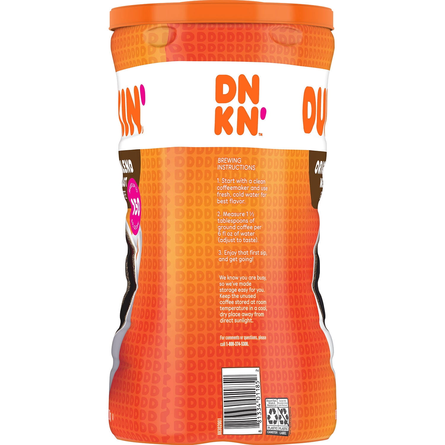 Dunkin' Donuts Original Blend Ground Coffee, Medium Roast (45 Oz.) by Dunkin Donuts