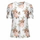 thumbnail image 5 of Fiudx Camisas para Mujer Mujer Moda Casual Manga Corta Suelta Camiseta Blusa Tops, 5 of 5