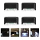 thumbnail image 2 of Lámpara LED para exteriores de 4 piezas, luz decorativa para jardín, lámpara de valla impermeable, lámpara solar, 2 of 6