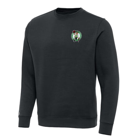 Men s Antigua Charcoal Boston Celtics Victory Crewneck Pullover Sweatshirt Men s Antigua Charcoal Boston Celtics Victory Crewneck Pullover Sweatshirt