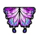 thumbnail image 3 of Disfraz de alas de mariposa para niños, regalo para niñas, ropa de vestir para espectáculos en el escenario Púrpura, 3 of 9