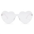 thumbnail image 2 of Deyuer Citystore Women Sunglasses UV Protection Cute Heart Shape Transparent Outdoor Eyewear for Travel Gifts, 2 of 4