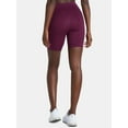 thumbnail image 3 of Athletic Works Women's and Women's Plus High Rise Bike Shorts, Size XS-4X, 3 of 3
