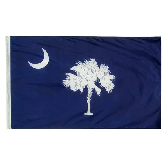 Annin Flag Makers South Carolina State 3x5 Ft Nylon SolarGuard Nyl-Glo Flag