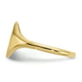 thumbnail image 3 of Finest Gold 14K Yellow Gold 10 x 8.5 mm Open Back Signet Ring - Size 5.5, 3 of 5