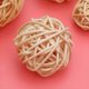thumbnail image 4 of 18pcs Sepaktakraw Photo Props Natural Plants Are Hand-Woven Rattan Sepaktakraw Ornaments for Party Gathering Home (White, Natural, Coffee Color 3cm, e, 4 of 4