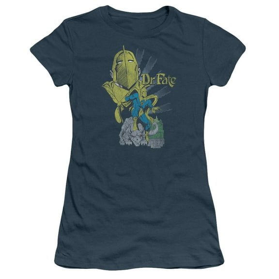 Dc - Dr Fate - Juniors Teen Girls Cap Sleeve Shirt - X-Large
