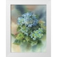 thumbnail image 1 of Besedina, Anastasiia 19x24 White Modern Wood Framed Museum Art Print Titled - Blue Hydrangea, 1 of 4