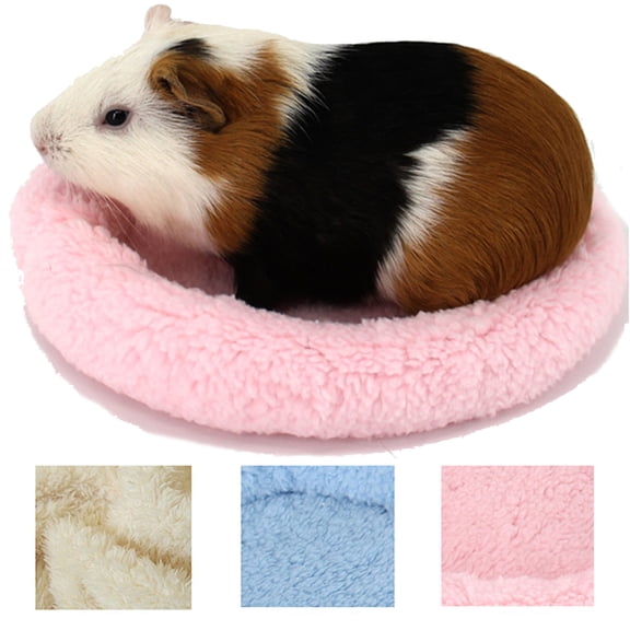 Walbest Dog Bed Cat Bed Comfortable Donut Cuddler Round Dog Pillow Bed Nest Anti-Slip Faux Fur Pet Bed Ultra Soft Washable Pet Cushion Bed for Dog Cat Joint-Relief and Improved Sleep (3.94"x3.94")