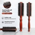 thumbnail image 2 of Round hair brush Boar Bristle Round brush Hair brush Styling Br Vertical L, 2 of 5