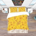 thumbnail image 3 of Designart 'Colorful Botanic Texture' Bohemian & Eclectic Duvet Cover Set, 3 of 4