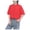 Red, variant on Women's Tops, Tees & Blouses Vintage Style Button Front Embroidered Round Neck Five Quarter Sleeve Solid Color Casual,Sizes S-3XL