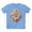 Carolina Blue, variant on Floral Graphic T-Shirt Unisex 100 Cotton Art Design with Antique Flowers Tee 10