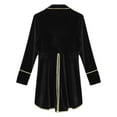 thumbnail image 6 of TiaoBug Women's Velvet Tailcoat Circus Ringmaster Costume Swallow-Tailed Blazer Jacket Coat, 6 of 7