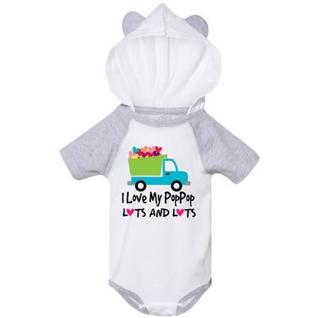 

Inktastic I Love My PopPop Gift Baby Boy Bodysuit