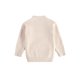thumbnail image 3 of Suéter suave para bebés y niñas para niños pequeños, cuello bajo, jersey de color sólido, camiseta de manga larga a rayas XBTCLXEBCO Beige, 2-3 años, 3 of 6