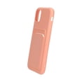 thumbnail image 2 of iPhone 11 Silicone Case with Card Holder - Pink Pink, 2 of 4