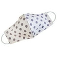 thumbnail image 2 of White Polka Face Mask, 2 of 3