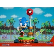 Dark Horse Comics 11 Inch Sonic the Hedgehog PVC Painted Statue TV Movie Video Game Cartoon Figurine with Collector Box and 90 Degree Rotation