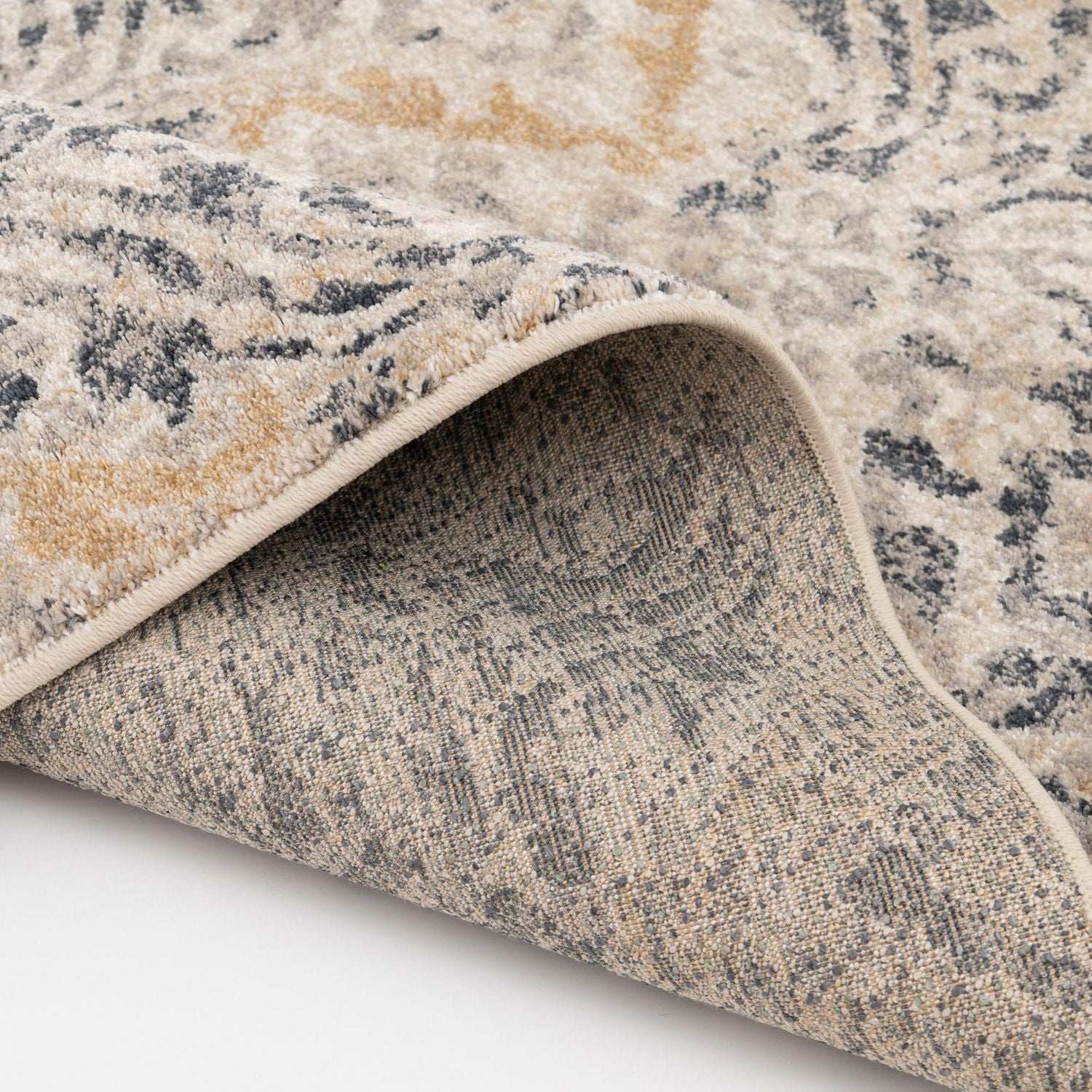 Pescara Blue and Grey Woven Area Rug