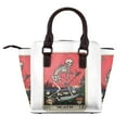 thumbnail image 2 of Tarot Card Death Rivet Fashion One-Shoulder Women's Handbag Tote Bag, 2 of 6