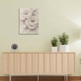 thumbnail image 4 of White Flower Texture Canvas Wall Art – Abstract Floral Canvas Painting, Printed White Flower Artwork, Black and White Modern Floral Wall Decor, 4 of 7