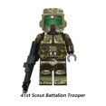 thumbnail image 4 of 8 Custom Star Wars Battle Minifigures Set, Space War Movies TV Series Commander Bacara 41st Scout Battalion Trooper Building Block Toys, Gifts for Boys and Girls 6+, 4 of 9
