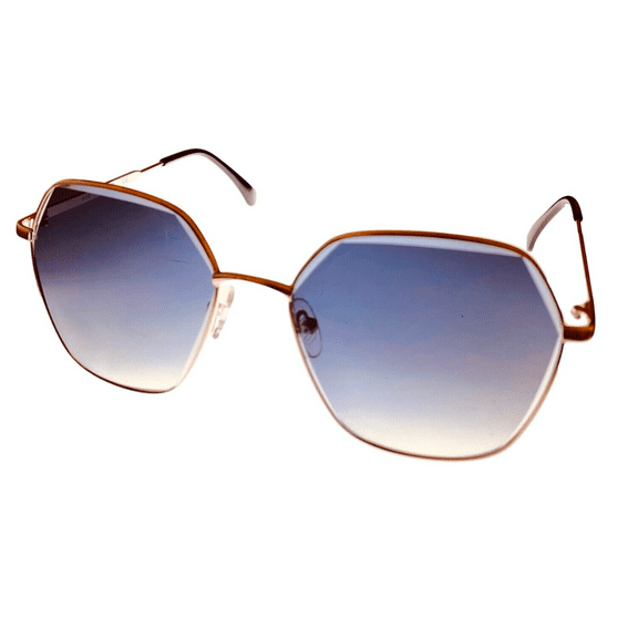 Kenneth Cole Reaction Women's Designer Gold / Grey Gradient Sunglasses