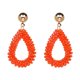 thumbnail image 1 of Moda mujer niña oreja Stud pendientes decoración joyería accesorio (multicolor), 1 of 2