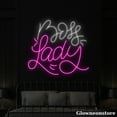 thumbnail image 2 of Glowneon Boss Lady Neon Sign, Boss Lady Led Light, Home Club Bar Party Decor, Girl Room Decor, 2 of 5