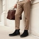 thumbnail image 3 of Botas Chelsea de Cuero Gamuza para Hombre Bruno Marc Negro US15, 3 of 9