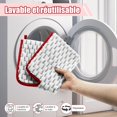 thumbnail image 4 of yeuweold Pack of 3 Microfiber Spray Mop Refills compatible with Vileda Vileda 1-2 Spraymax, Washable Microfiber Mop for Kitchen and Bathroom for All Floor Types (Grey-3), 4 of 5