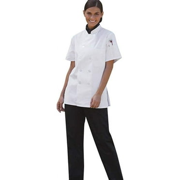 Uncommon Threads Tahoe Women's Fit Chef Coat, White, M