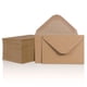 thumbnail image 1 of Sobres para Tarjetas de Regalo - Mini Sobres de 100 Unidades Sobres para Tarjetas de Visita de Papel Kraft Bolsillos Pequeños a Granel para Tarjetas de Notas Pequeñas Marrón 4 x 2,7 Pulgadas, 1 of 5