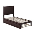thumbnail image 4 of AFI NoHo Twin Solid Wood Bed with Twin Trundle in Espresso, 4 of 6