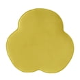 thumbnail image 6 of Rustic Manor Romilly Velvet Clover Shaped Cocktail Storage Ottoman, Yellow, 6 of 8