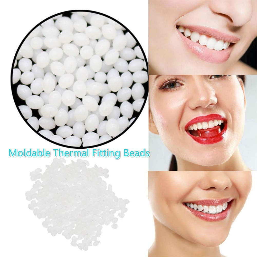 Cheers US Fake Teeth, Temporary Tooth Repair Kit-Thermal Beads for Filling  Fix the Missing and Broken Tooth and Gap or Adhesive the Denture Fake Teeth  