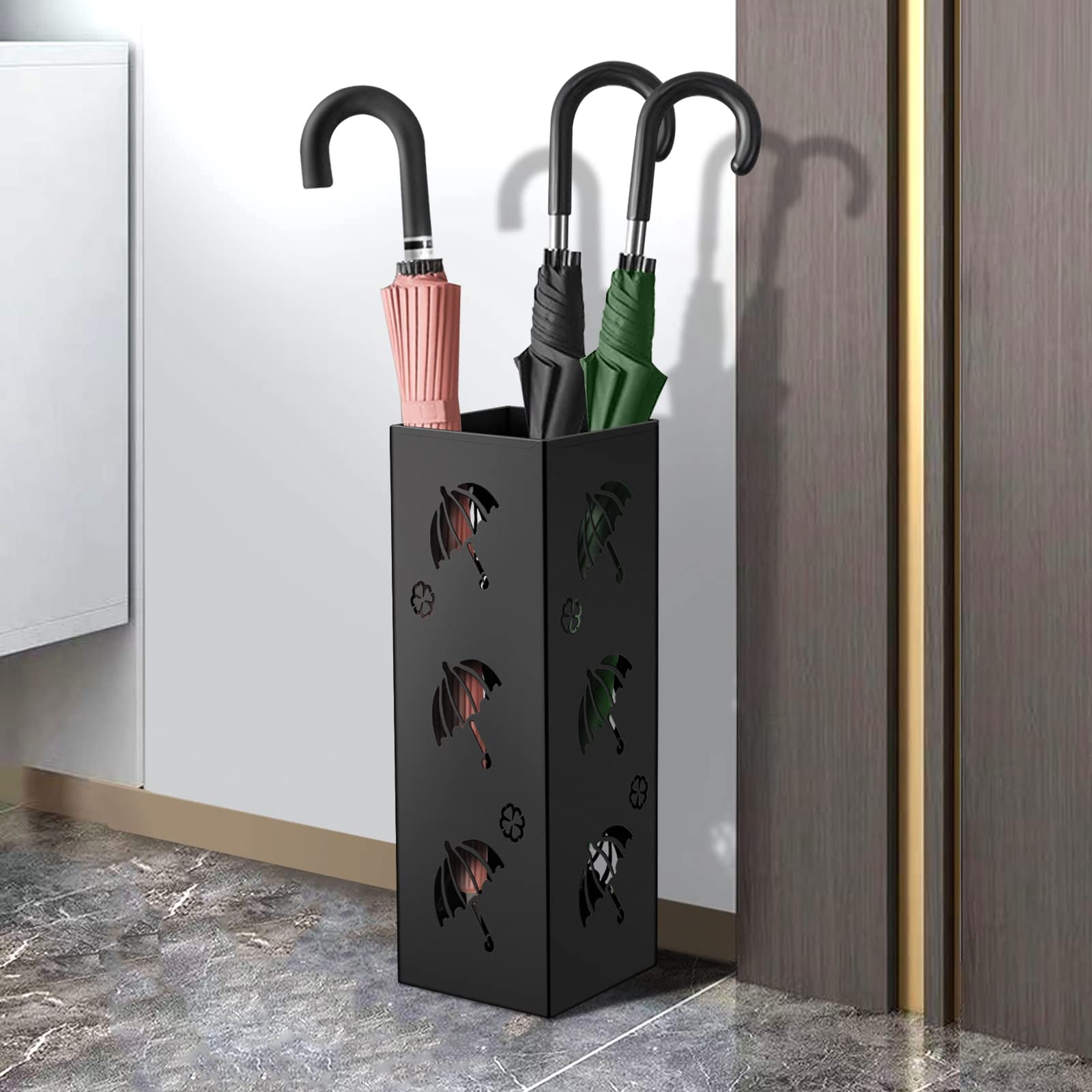 Umbrella Holder For Entryway | Stands Keep Your Floors Dry And Tidy With Our Indoor Stand Stylish Rack Convenient Storage Solution.