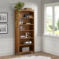 thumbnail image 3 of Pemberly Row 72" Shaker Style Solid Wood Bookcase in Cherry Finish, 3 of 3